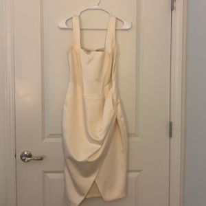 Lavish Alice cream corset dress